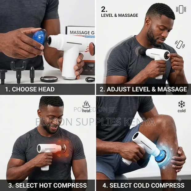 Hot & Cold Compress Massage Gun - Pro Muscle Recovery - 1