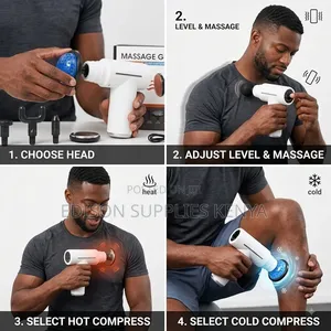 Hot & Cold Compress Massage Gun - Pro Muscle Recovery