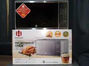 Silver Hanmac 20L Digital Plus Grill Microwave (3 Years Warranty)