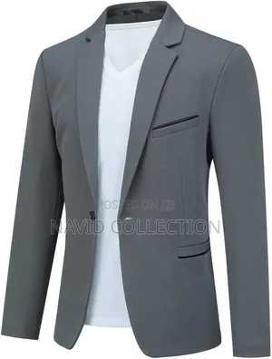 4F Men's Casual Cotton Blazer