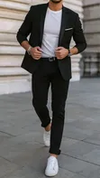 4F Men's Casual Cotton Blazer - 3