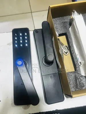 Smart Home Fingerprint Lock Handle yenye LED Touch Panel