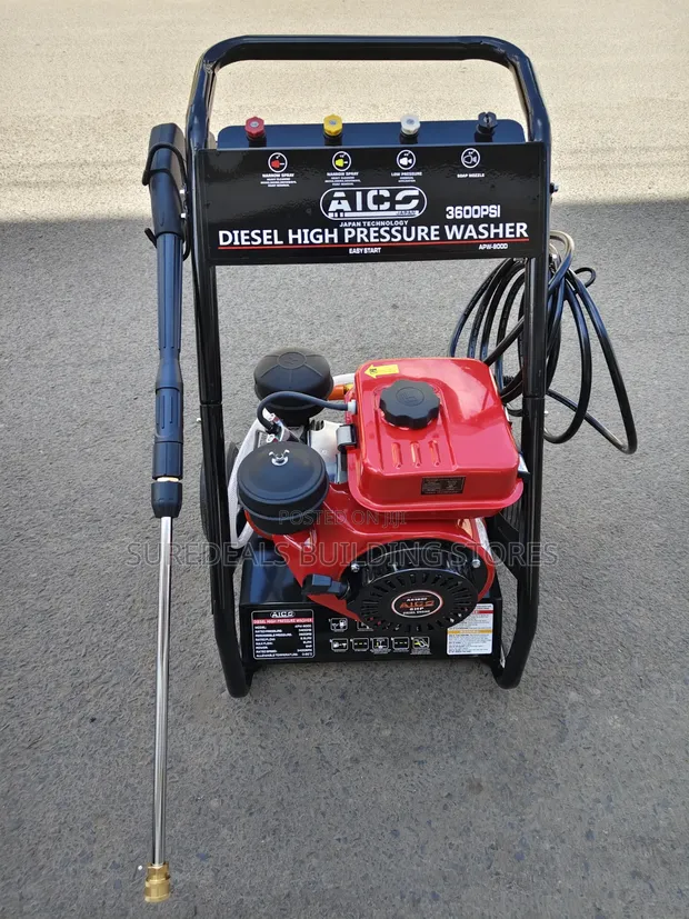 Aico 3600 PSI Diesel High Pressure Washer - 1
