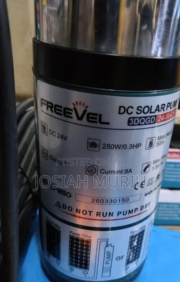 Freevel DC Water Pump 250w 50m Head - 1