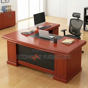 Executive Office Desk Wooden Managerial Workstation