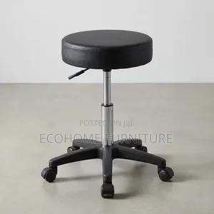 Kiti cha Ofisi cha Stool Kinachoweza Kurekebishwa chenye Magurudumu