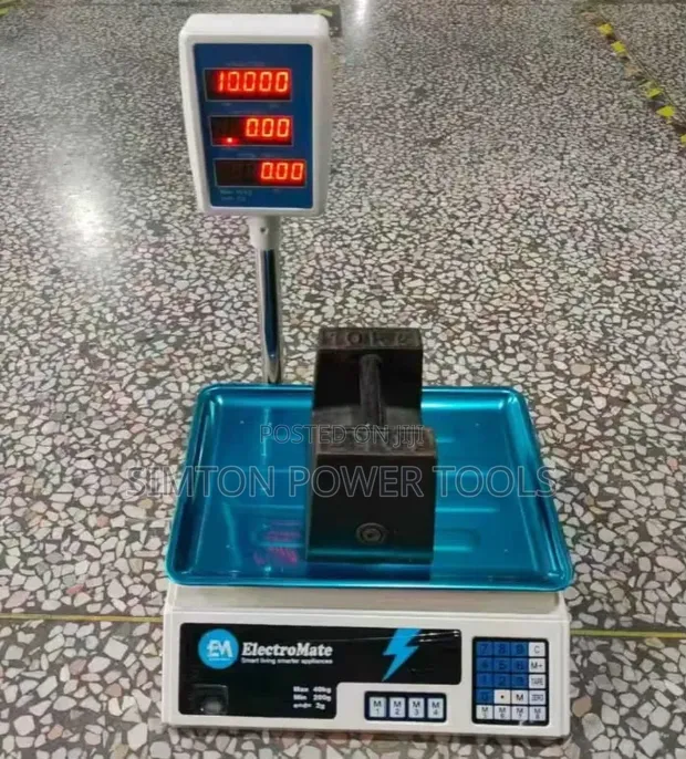 ElectroMate 40kg Digital Computing Weighing Scale - 1