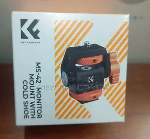 K&F Concept MS42 Mlima wa Monitor unaozunguka na kuelemea na Cold Shoe