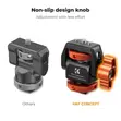 K&F Concept MS42 Mlima wa Monitor unaozunguka na kuelemea na Cold Shoe - 3