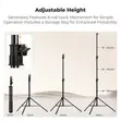 K F Concept 2.8m Air-Cushioned Heavy Duty Light Stand - 2
