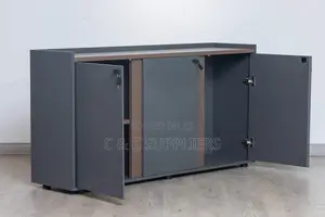 3-Door Credenza Storage Cabinet.