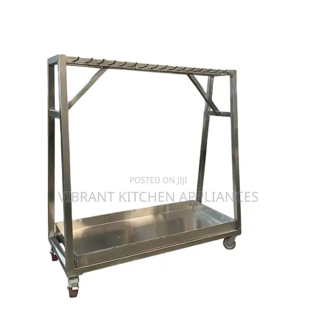 Stainless Steel Butchery Carcass Trolley - 1