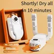Foldable Electric Shoe Dryer and Deodorizer with Timer - 2