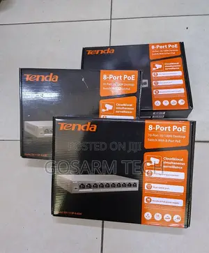 New Tenda TEF1110P 8-Port PoE Switch