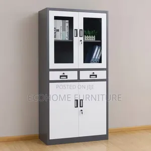 Office Cabinet with Glass Doors | Filing Storage