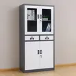 Office Cabinet with Glass Doors | Filing Storage - 1