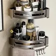 Brand New Wall Mounted Aluminium Bathroom Storage Shelf - 1
