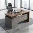 Executive Desk with 3-Drawer Pedestal - 2