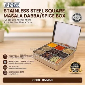 Brand New Stainless Steel Spice Box
