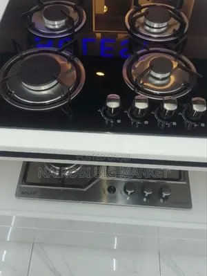 Jiko la Gesi la Bolesi lenye Vichomeo 4 vya Kioo