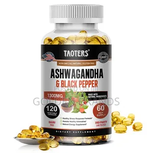 Dawa ya Ashwagandha na Pilipili Nyeusi ya Kikaboni