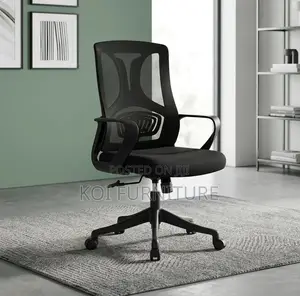 Office Chairs; Mid Back Ergonomic Secretary Seat