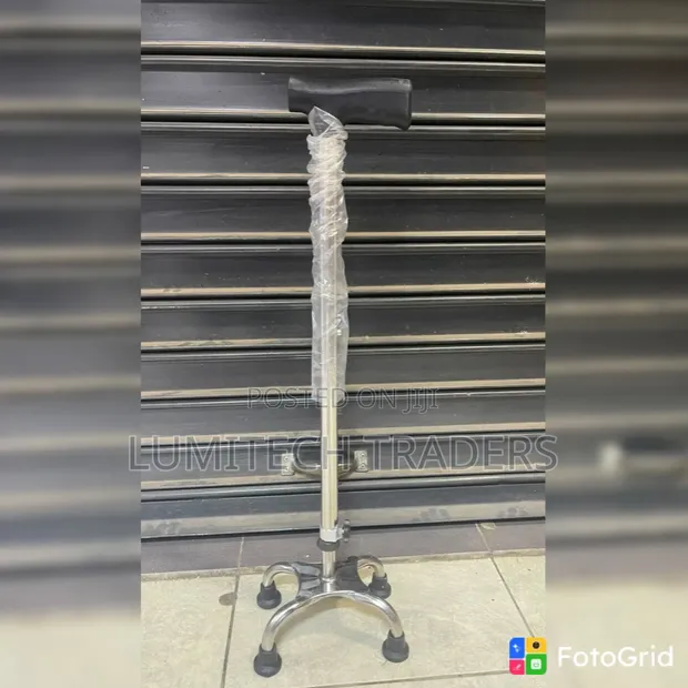 Walking Tripod Stick With 4 Stands - 1
