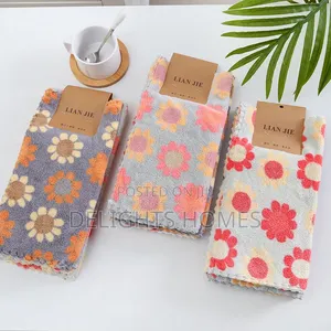 Kitchen Cleaning Cloths Soft Absorbent Dishcloth_cu