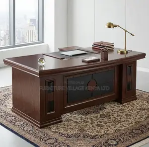 1.8m Mahogany L Director's Executive Office Desk