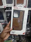 Mocome PU Leather MagSafe Case with Kickstand for iPhone 15 Pro - 1