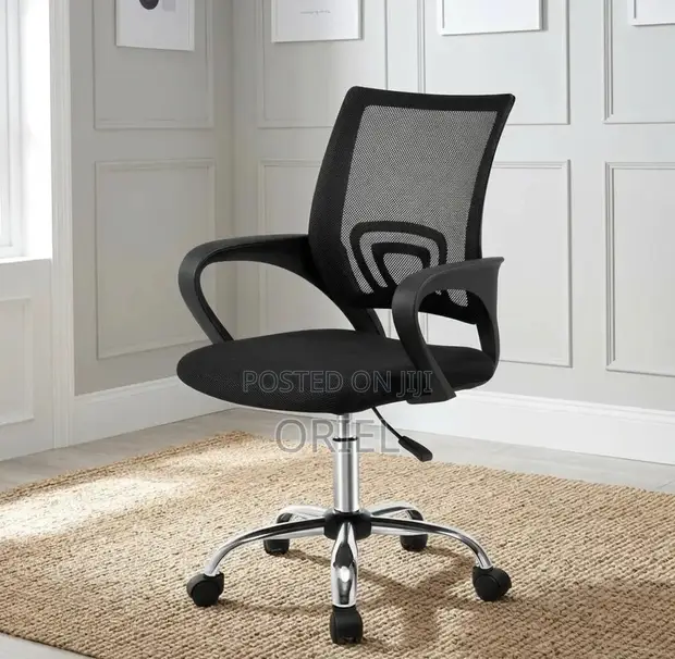 Clerical Office Staff Chair - Black - 1