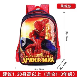 Spiderman Cartoon School Bag