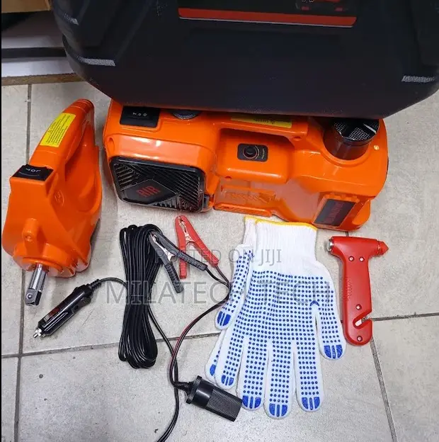 Automatic Electric Car Jack with Tyre Inflator (5 Ton) - 1