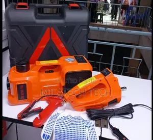 2-in-1 Electric Car Jack and Air Compressor