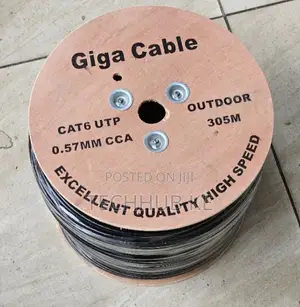 E-Link Cat6 UTP 23AWG Outdoor Cable 305M