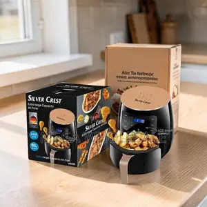 Silver Crest 4/5/6/8L Touch Screen Digital Air Fryers