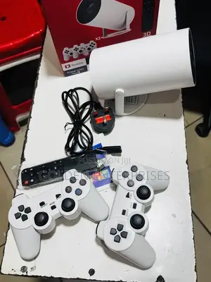 Mini HD Game Console Projector with Dual Controllers