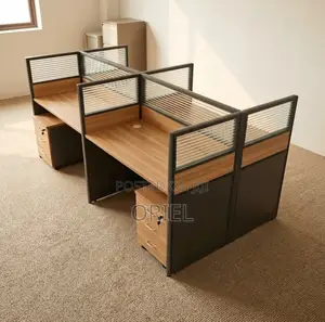 Office Modular Staff Workstation for 4