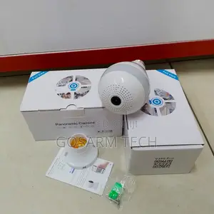 V380Pro 360° WiFi Panoramic Bulb CCTV Camera