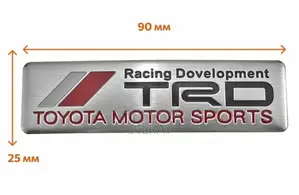 Toyota TRD Logo Emblem Badge