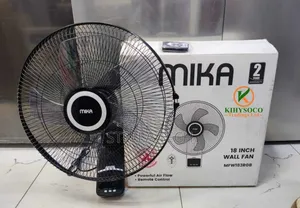Mika 18-Inch Wall Fan with Remote