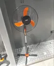 Mika 16-Inch Orange Black Standing Fan - 2