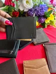 Genuine Leather Wallet with Money Clip - 1