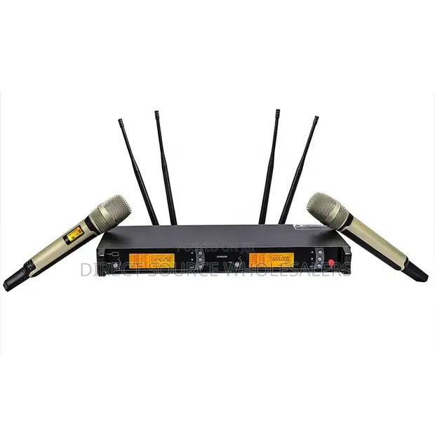 SKM 9000 Wireless Microphones (2pcs) for PA Systems & Karaoke - 1
