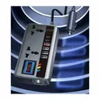 Car Inverter 12V/24V, 200W/400W with 6 USB Ports - 1