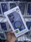 Blue Samsung Galaxy S23 Ultra Magnetic Ring-Stand Case - 1