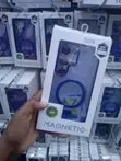 Blue Samsung Galaxy S23 Ultra Magnetic Ring-Stand Case - 2