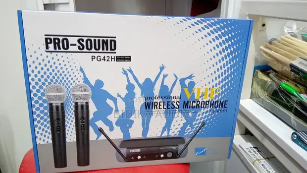 Pro Sound PG42H Dual Wireless Dynamic Microphone Set - 1