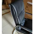 Brand New Leather Office Visitor Chairs with Chrome Base - 4