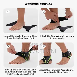 Orethis Motion Ankle Brace with Open-Heel Design